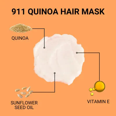 Biotop Pro - 911 Quinoa Masque Soin Hydratant (550ml)