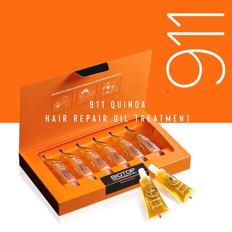 Biotop Pro - 911 Quinoa Huile Réparatrice Ampoules (6x 11ml)
