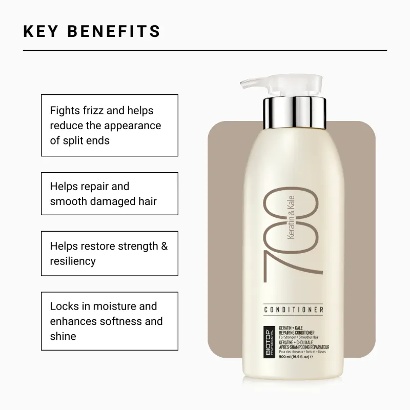 Biotop Pro - 700 Keratin + Kale Revitalisant 500ml