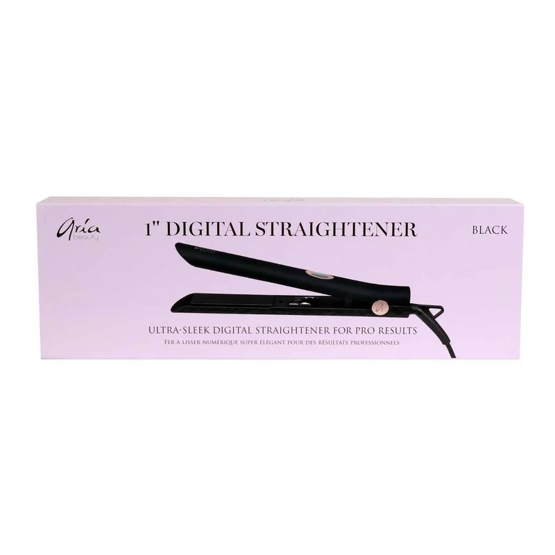 Aria Beauty - Fer Plat 1'' Pro Noir Ultra-Élégant #542747