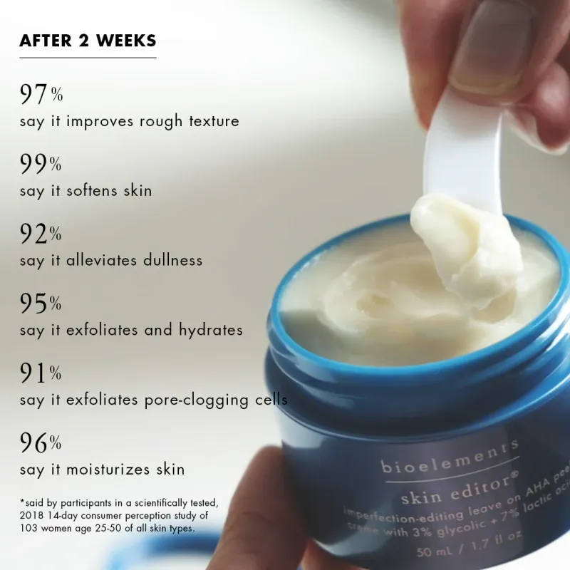 BIOELEMENTS - Skin Editor - ​Crème exfoliante pour la peau (50ml)