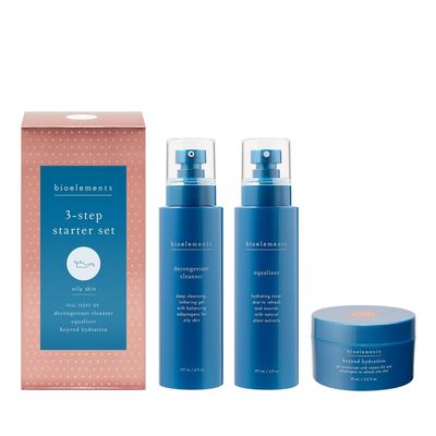 BIOELEMENTS - Kit de démarrage pour peaux grasses (3 étapes) - 3-Step Starter Kit for Oily Skin