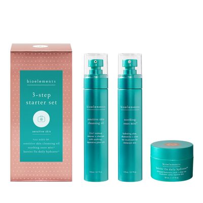 BIOELEMENTS - Kit de démarrage pour peaux sensibles (3 étapes) - 3-Step Starter Kit for Sensitive Skin