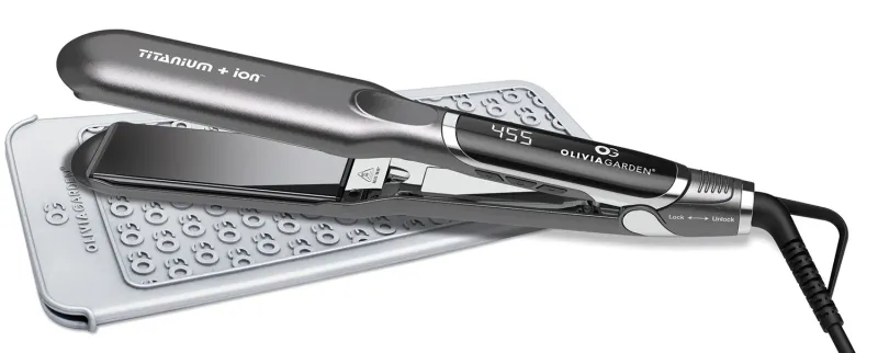 Olivia Garden - Fer Plat 1-1/2 po Titanium ION
