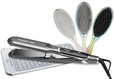 Olivia Garden - Fer Plat 1-1/2 po Titanium ION