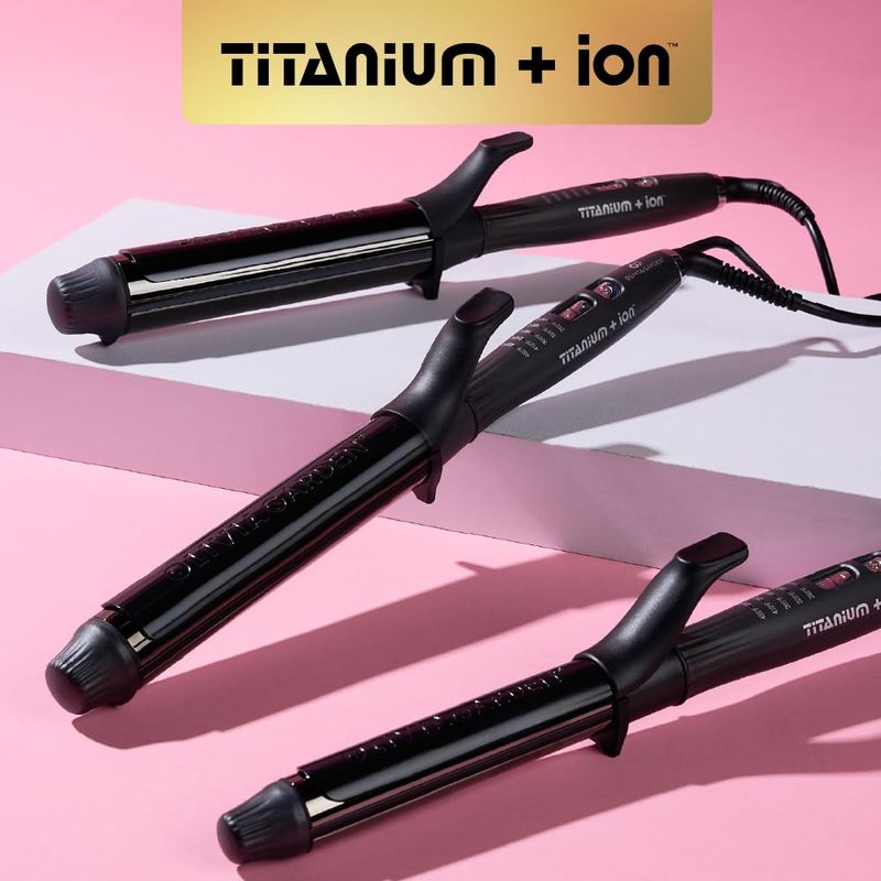 Olivia Garden Titanium + Ion - Fer à Friser 1-1/2" (38 mm) Extra Long