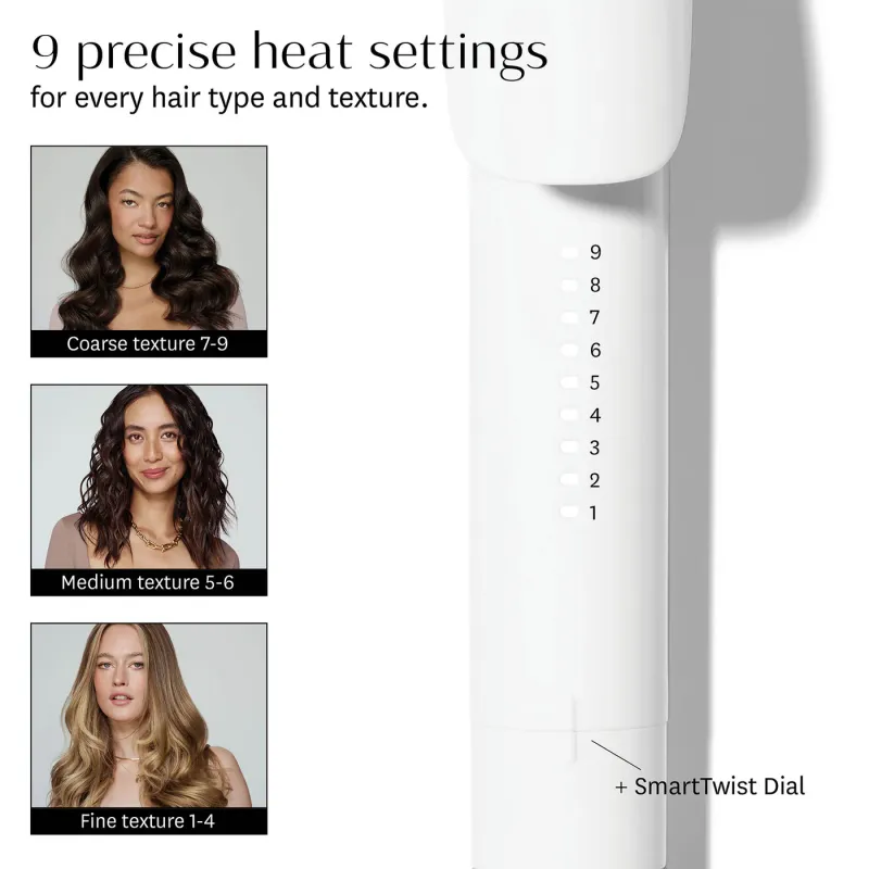T3 Micro - Fer à friser SinglePass Curl 1" X (Blanc/White)