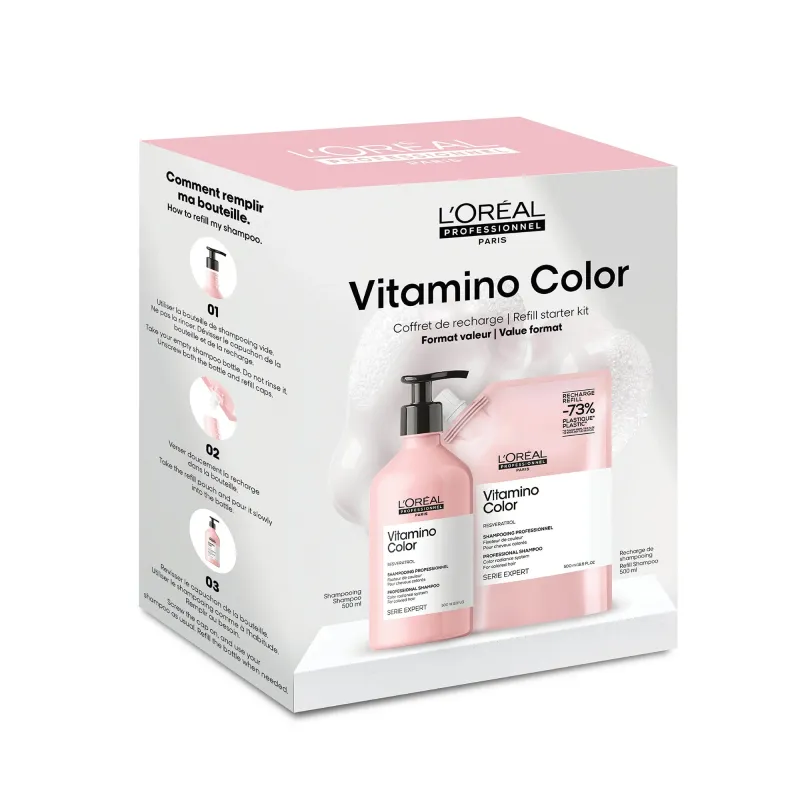 L'Oréal Pro - Série Expert - Recharge Vitamino Shampoing  2x500ml