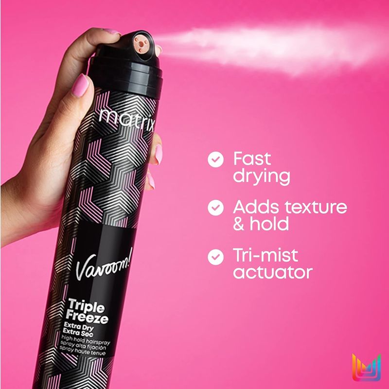 Matrix - Vavoom - Triple Freeze Extra Sec Laque Tenue Extrême (305ml)