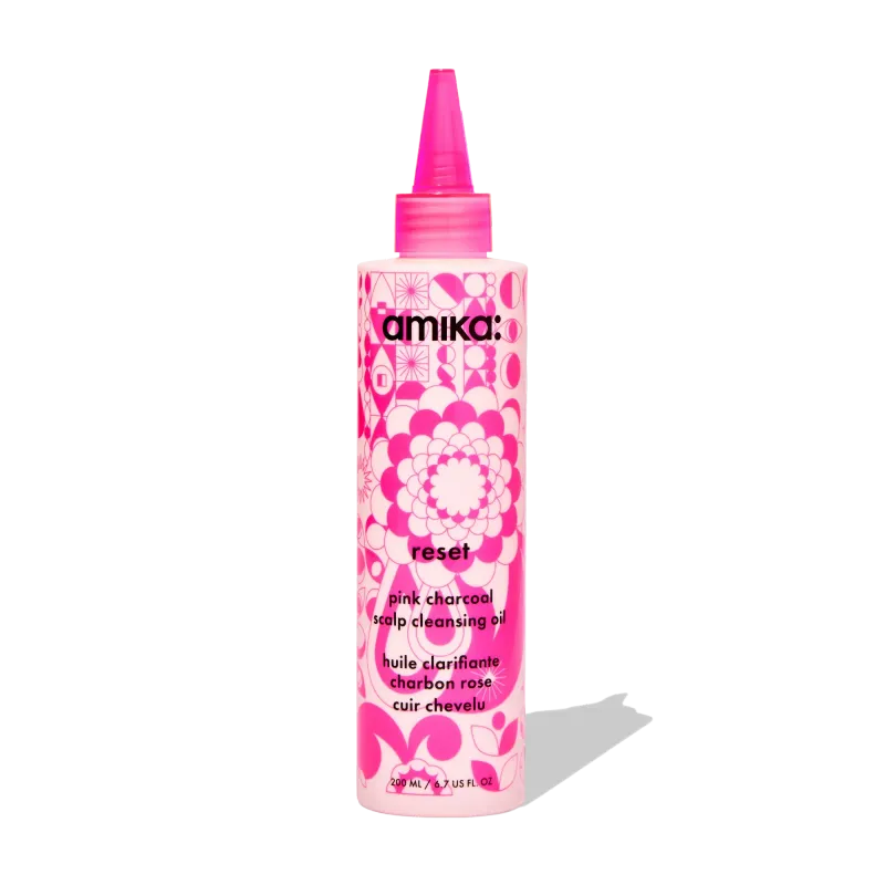 Amika - Reset - Huile Clarifiante Charbon Rose Cuir Chevelu (200ml)