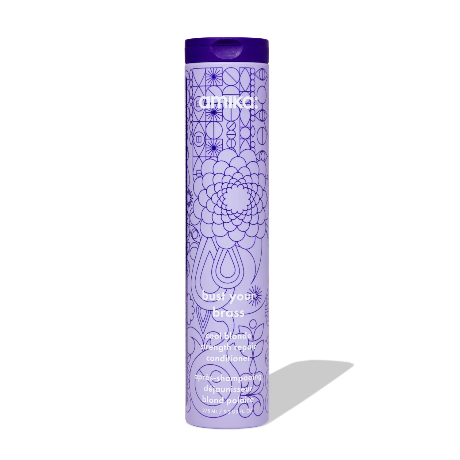 Amika - Bust your Brass - Après-Shampoing Réparateur Blond Froid (275ml)