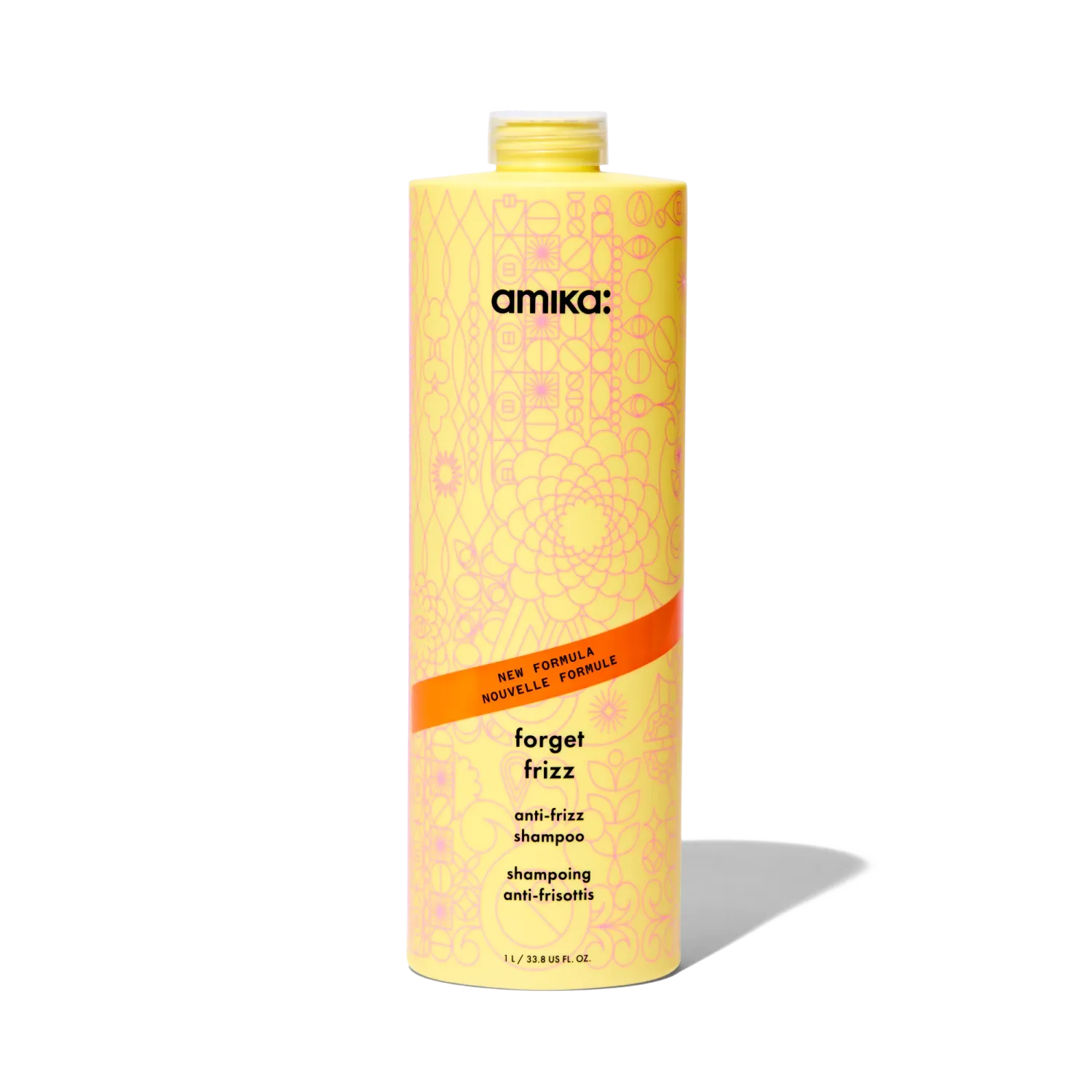 Amika - Forget Frizz - Shampoing Anti-Frisottis (1L)