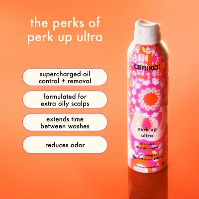 Amika - Perk Up Ultra - Shampoing Sec Régulateur de Sébum (250ml)
