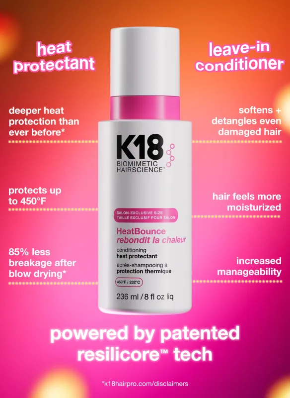 K18 - HeatBounce Après Shampoing à Protection Thermique 236ml