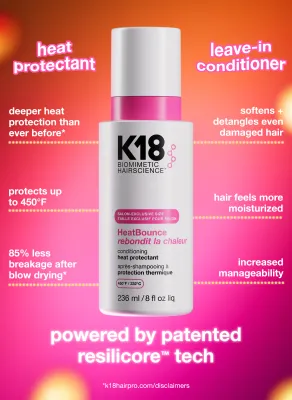 K18 - HeatBounce Après Shampoing à Protection Thermique 236ml