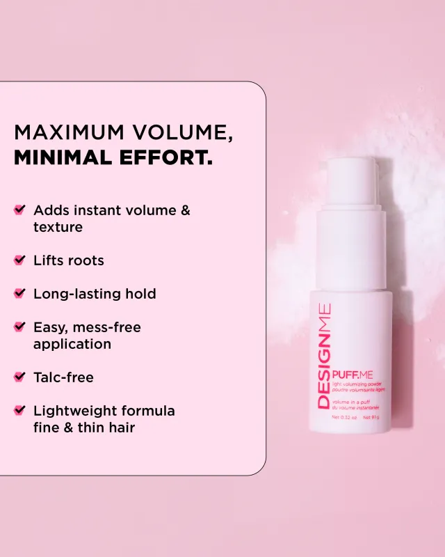 DesignMe Puff.Me - Poudre Volumisante Légère (9g)