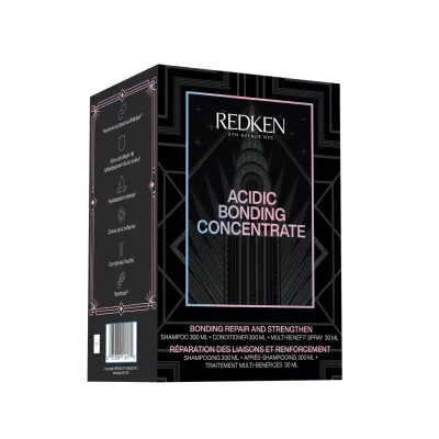 Redken - Coffret Trio des Fêtes - Acidic Bonding Concentrate (300+300+30 ml)   