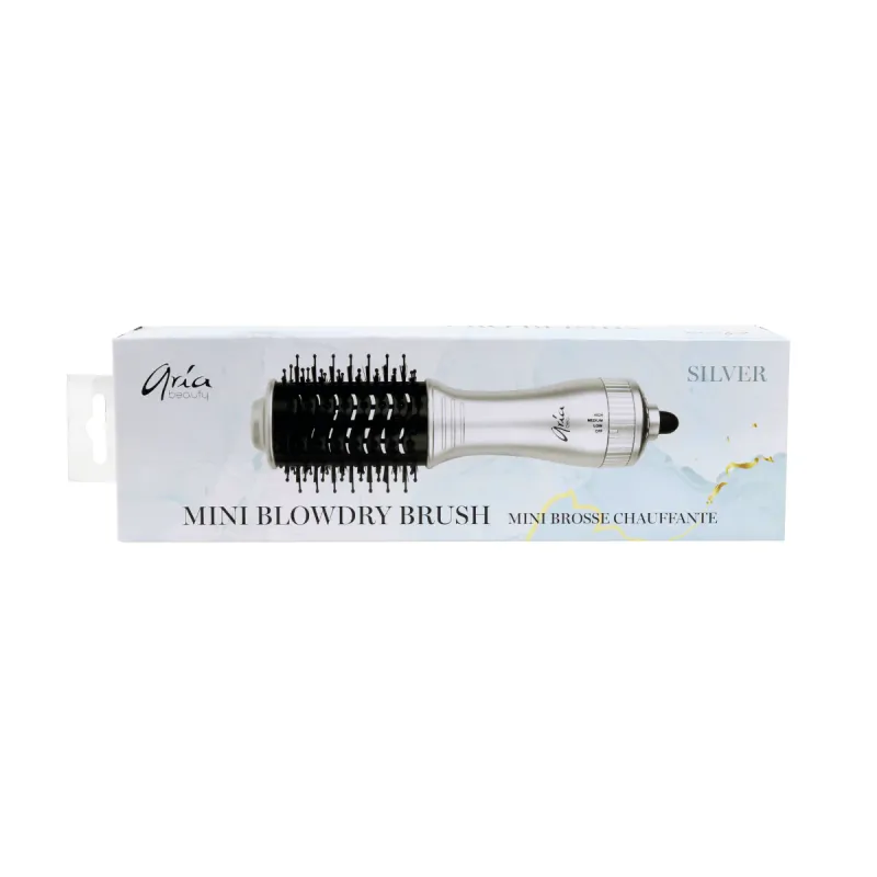 Aria Beauty - Mini Brosse Séchoir (argent)