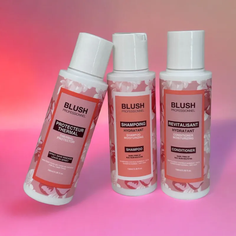 Blush Pro - Trio Voyage (Shamp+ Rev, Protecteur Thermal) 3x 100ml
