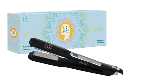 LILI HotSteam fer plat à vapeur PRO 1" (Noir)