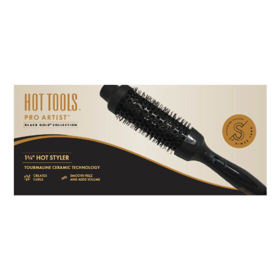 Hot Tools Black Gold Brosse de Coiffage Chauffante 1-3/4''