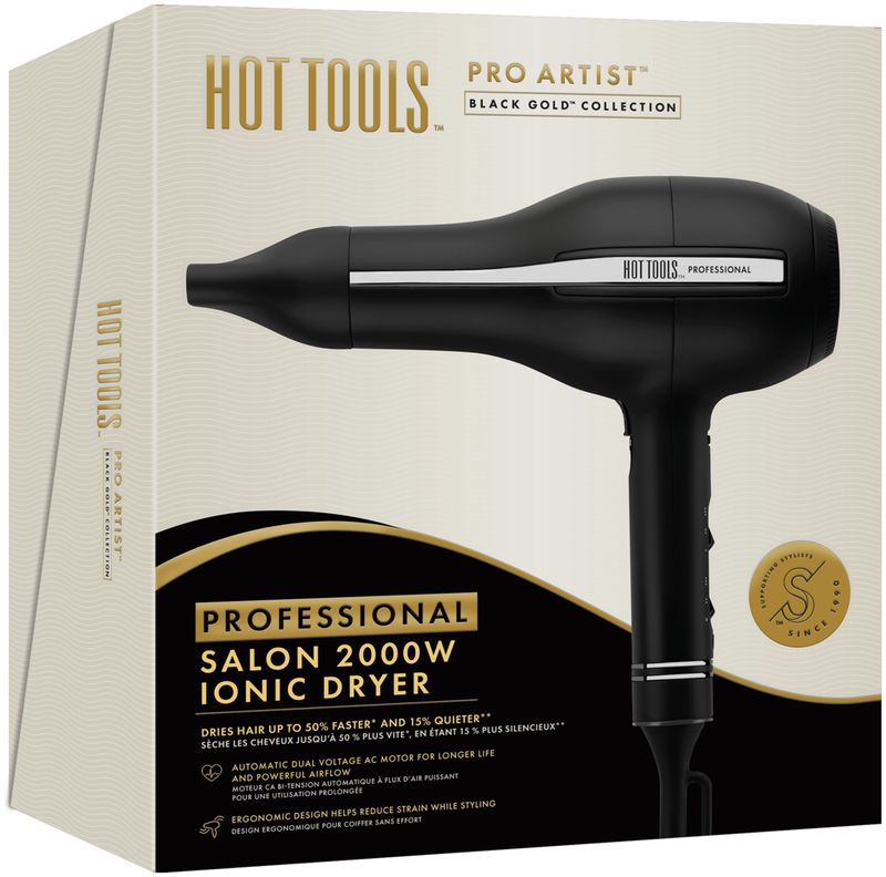 Hot Tools Black Gold Séchoir Ionic 1875W