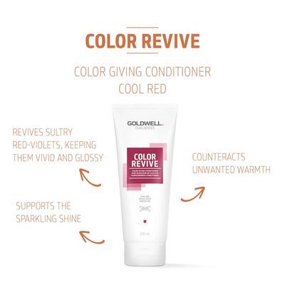 GoldWell Dualsenses Color Revive - Soin Nuanceur de Couleur Rouge Froid 200ml