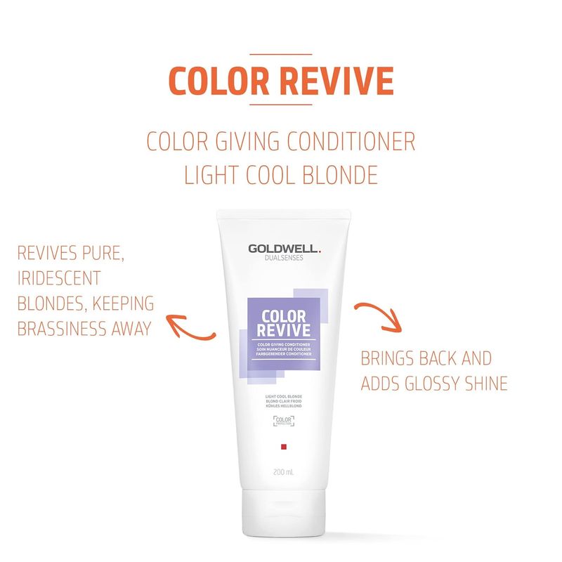 GoldWell Dualsenses Color Revive - Soin Nuanceur de Couleur Blond Froid 200ml