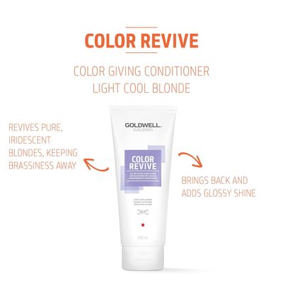 GoldWell Dualsenses Color Revive - Soin Nuanceur de Couleur Blond Froid 200ml