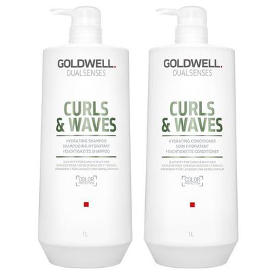 GoldWell Dualsenses Curls &amp; Waves  DUO Shampoing+Revitalisant  2x1L