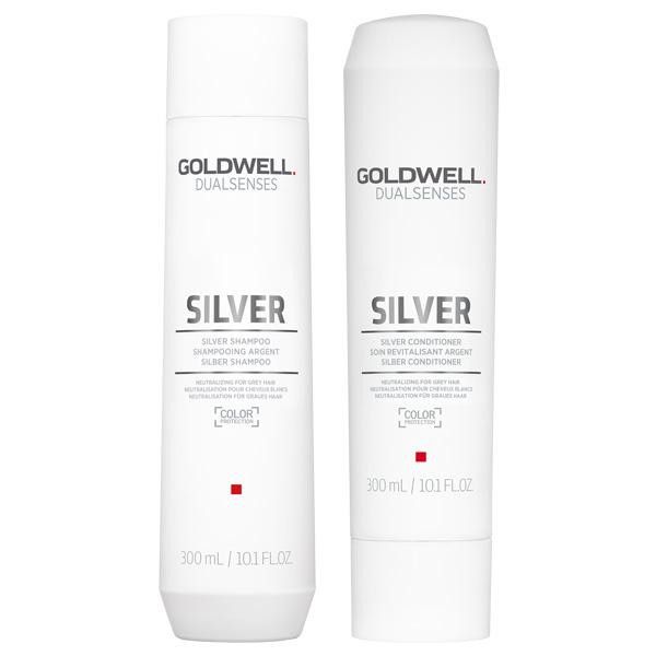 GoldWell Dualsenses Silver DUO Shampoing+Revitalisant 2x300ml