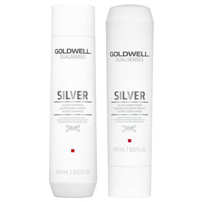 GoldWell Dualsenses Silver DUO Shampoing+Revitalisant 2x300ml