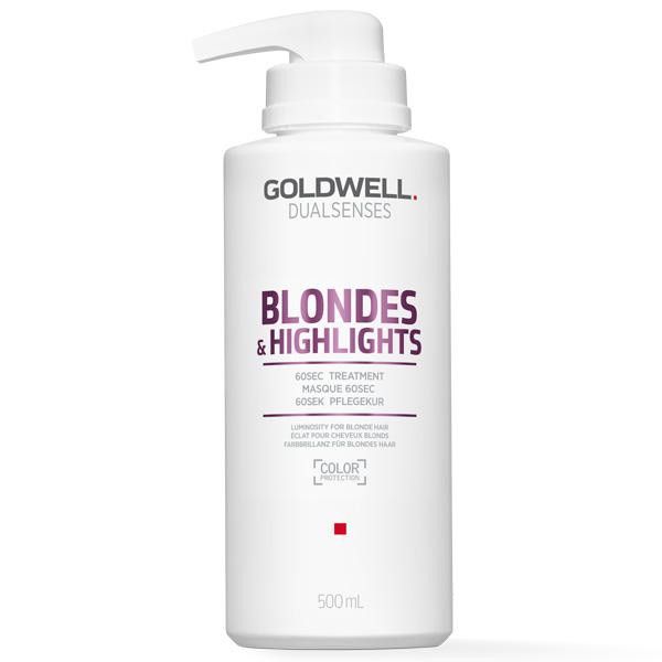 GoldWell Dualsenses Blonde&amp;Highlights Masque 60sec Éclat Ch Blonds (500ml)