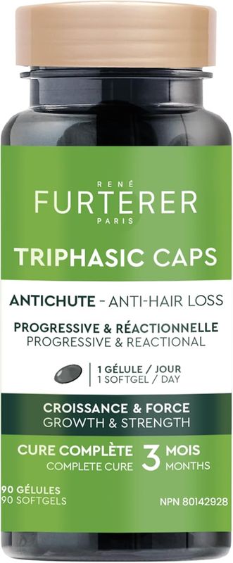 René Furterer - Triphasic Antichute et Renforcement Complément 90 Gélules