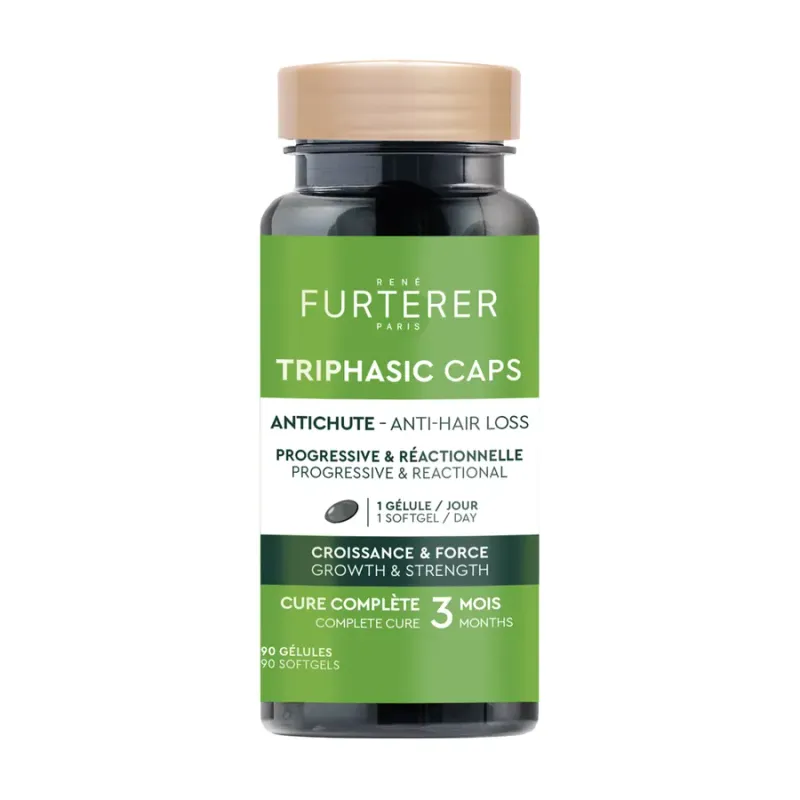 René Furterer - Triphasic Antichute et Renforcement Complément 90 Gélules