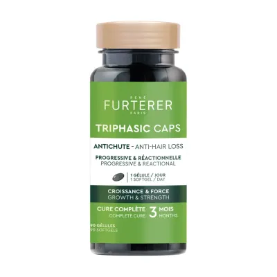 René Furterer - Triphasic Antichute et Renforcement Complément 90 Gélules