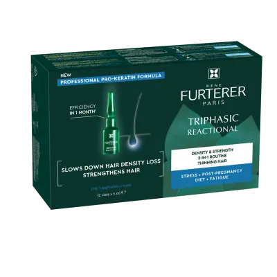 René Furterer - Triphasic Reactional Routine 2-en-1 Traitement Antichute (12 ampoules 5ml)