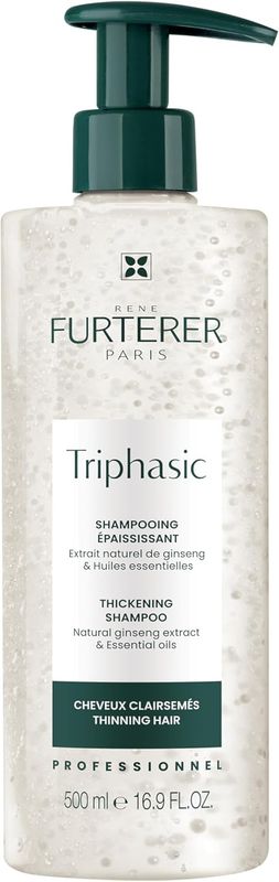 René Furterer - Triphasic  Shampoing Épaississant Ginseng et Huiles Essentiels (500ml)