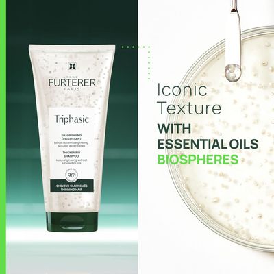 René Furterer - Triphasic  Shampoing Épaississant Ginseng et Huiles Essentiels (200ml)