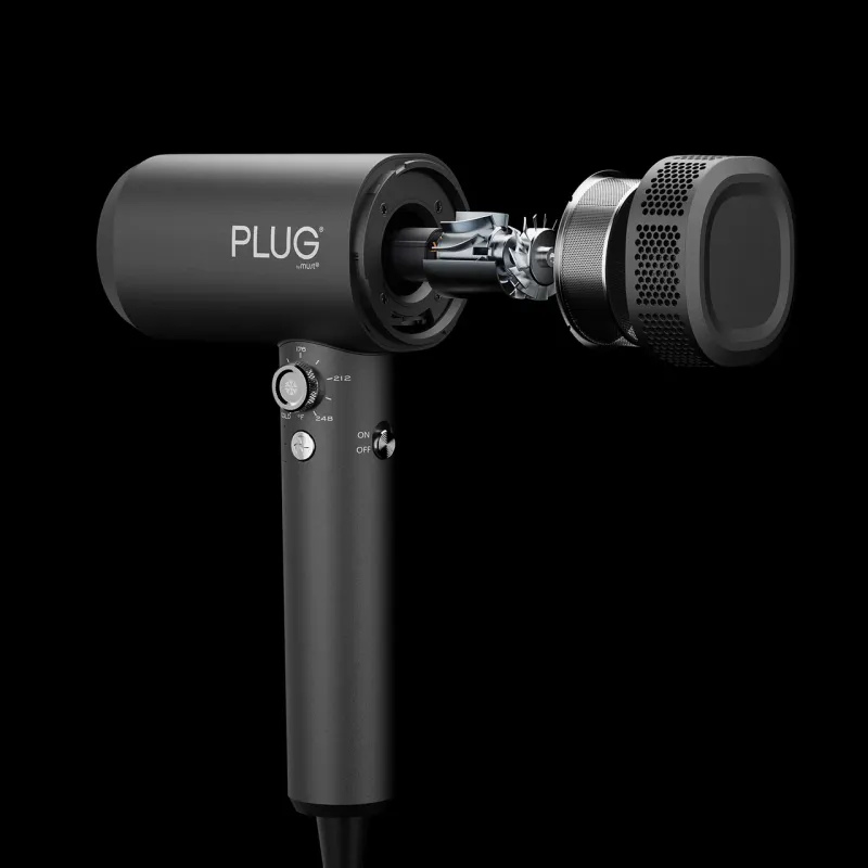 Plug by Must52 - Sirocco Séchoir hypersonique Ultra-Léger et Silencieux
