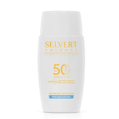 Selvert Thermal - Soin Solaire - Anti-Âge Fruide Hydratant SPF50 (50ml)