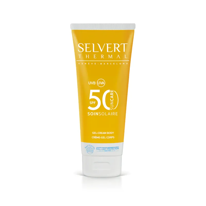 Selvert Thermal - Soin Solaire - Crème-Gel Corps SPF50 (200ml)