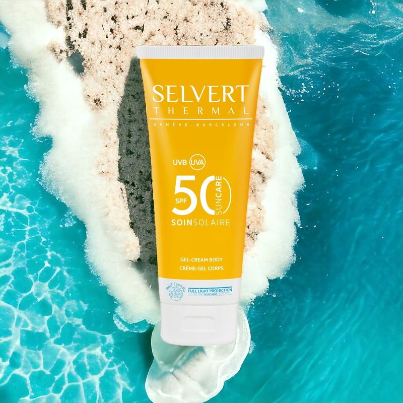 Selvert Thermal - Soin Solaire - Crème-Gel Corps SPF50 (200ml)