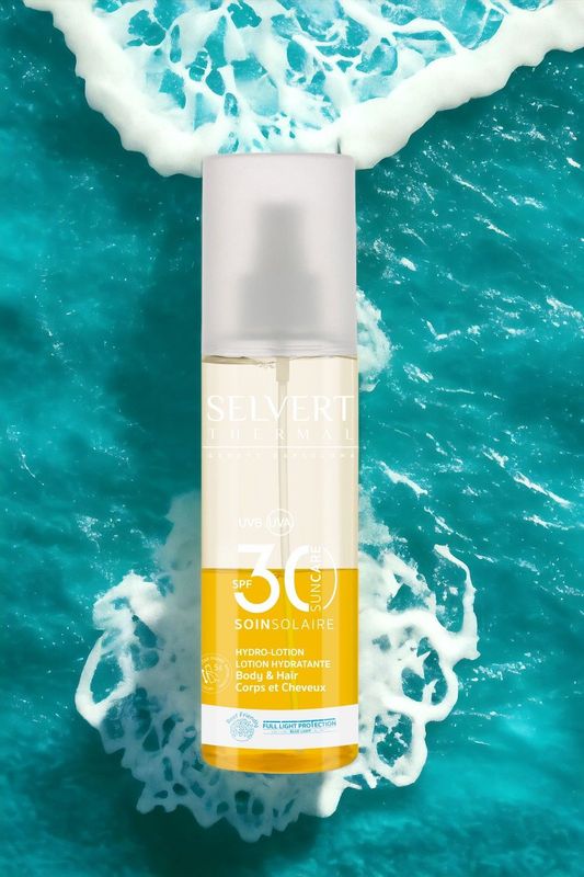 Selvert Thermal - Soin Solaire - Hydro-Lotion Corps et Cheveux 30SPF (200ml)