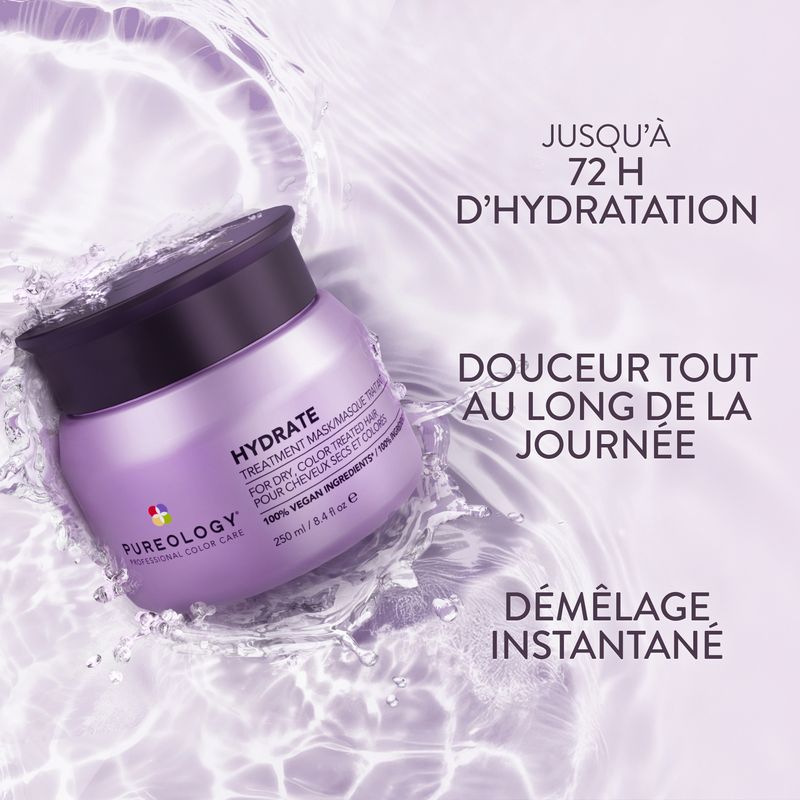 Pureology - Hydrate Masque Traitant Cheveux Secs et Colorés (250ml)
