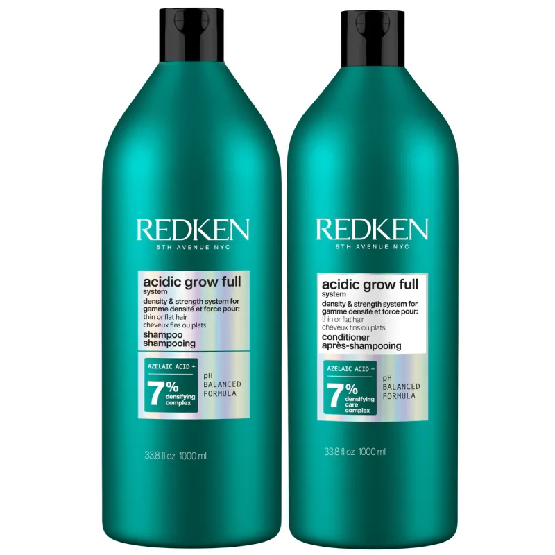 Redken - Acidic Grow Full Duo 2x 1 Litre (Shampoing+Revitalisant)