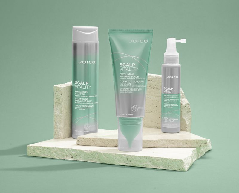 Joico - Scalp Vitality TRIO Shampoing+Essence+ Gommage (300+100+177ml)
