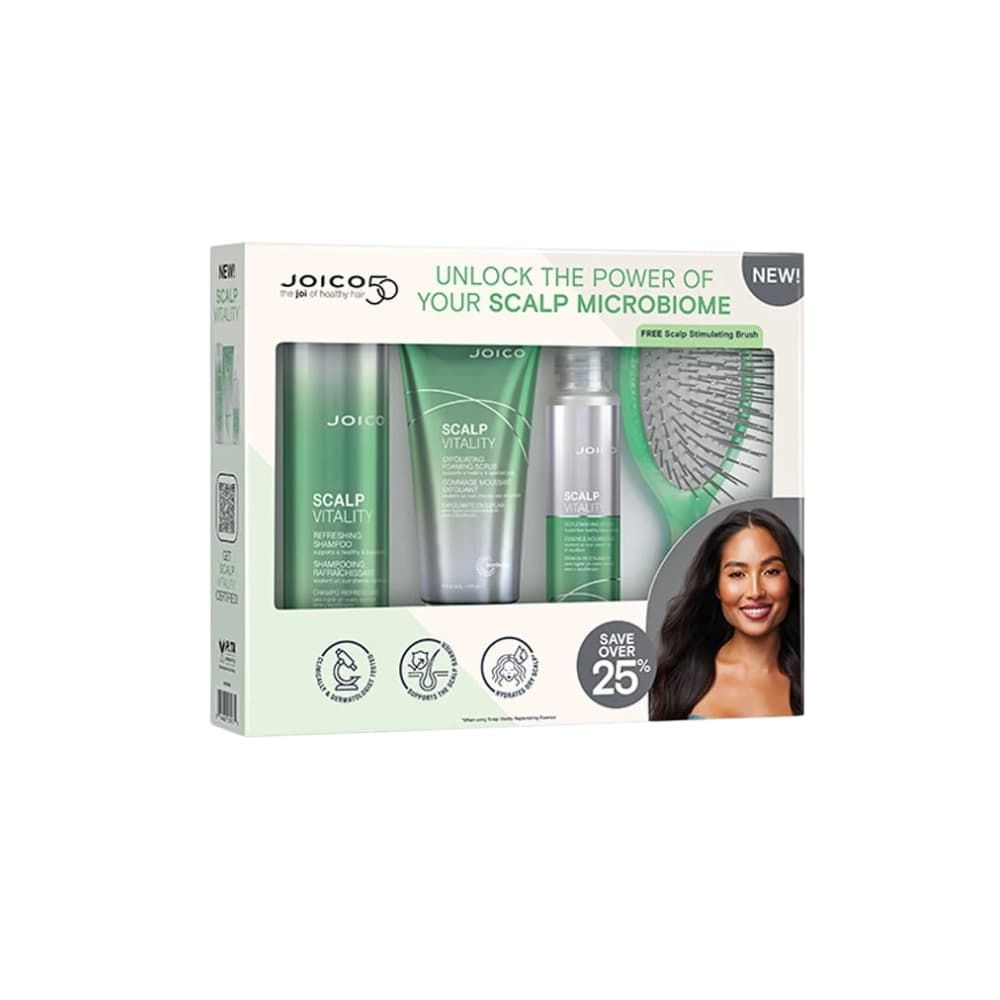 Joico - Scalp Vitality TRIO Shampoing+Essence+ Gommage (300+100+177ml)