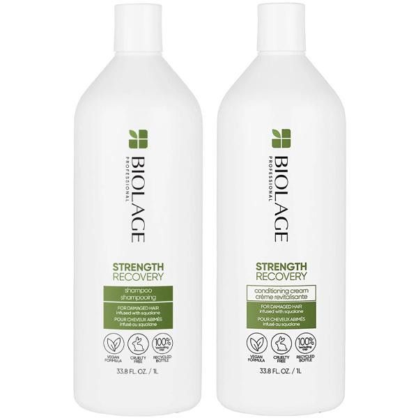 Biolage - Duo Strength Recovery (Shampoing + Revitalisant) (2x1L)