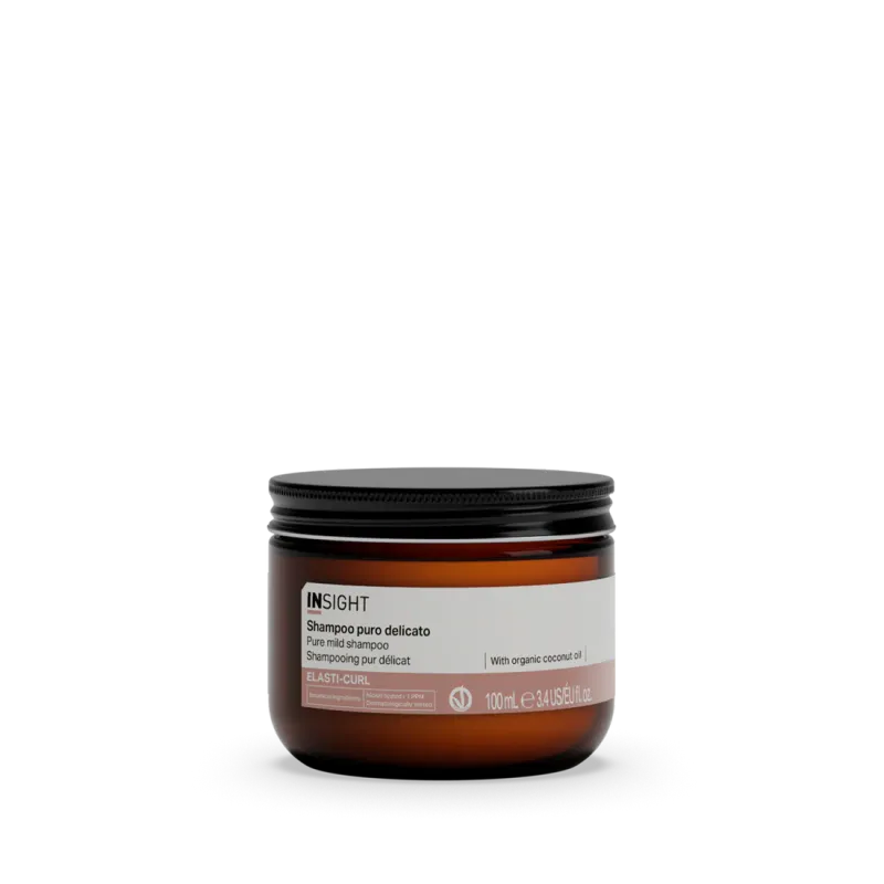 INSIGHT Elasti-Curl - Shampoing Pur Délicat (pot) 100ml/3.4oz